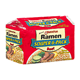 Maruchan Ramen Noodle Soup Beef  Souper 6-Pack Left Picture